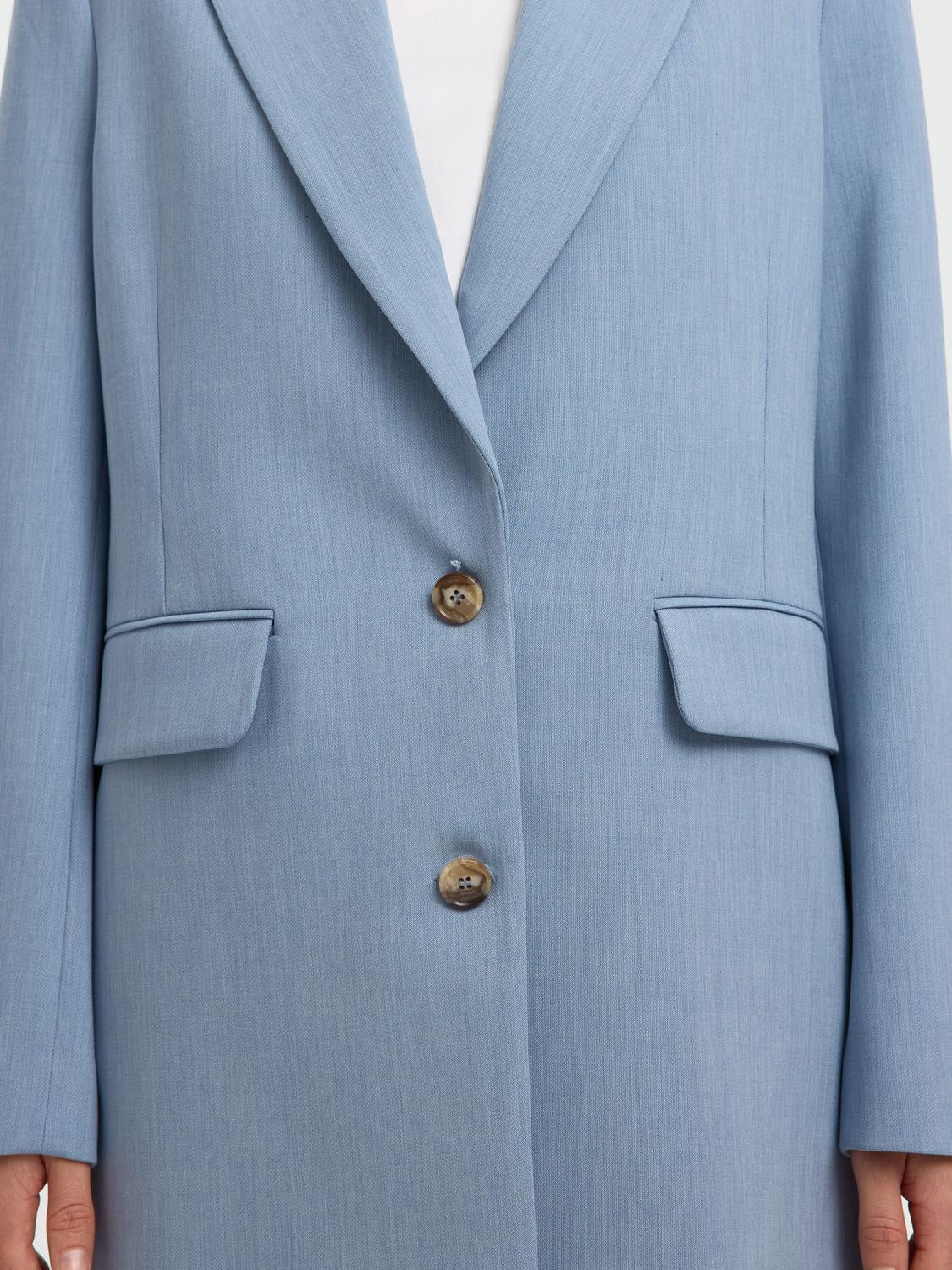 SLWRITA BLAZER - Dusty Blue